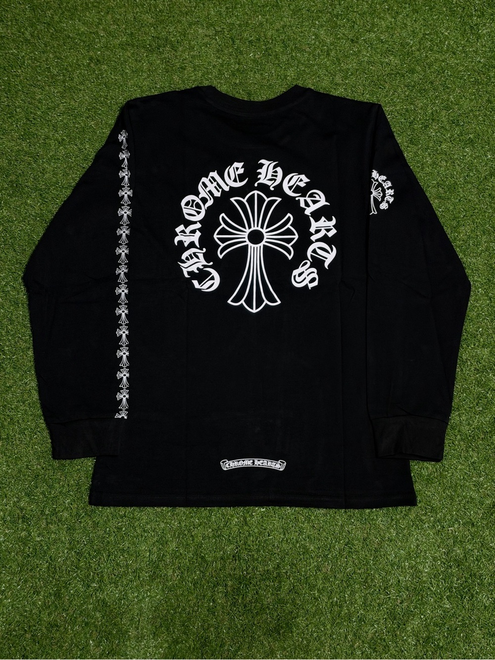 Black With Crosses Chrome Hearts Long Sleeve
